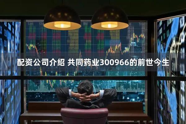 配资公司介绍 共同药业300966的前世今生